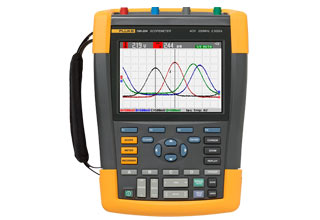 Oscilloscope de terrain Fluke 190-204 - 4 voies isolées - 200 MHz - USB_0