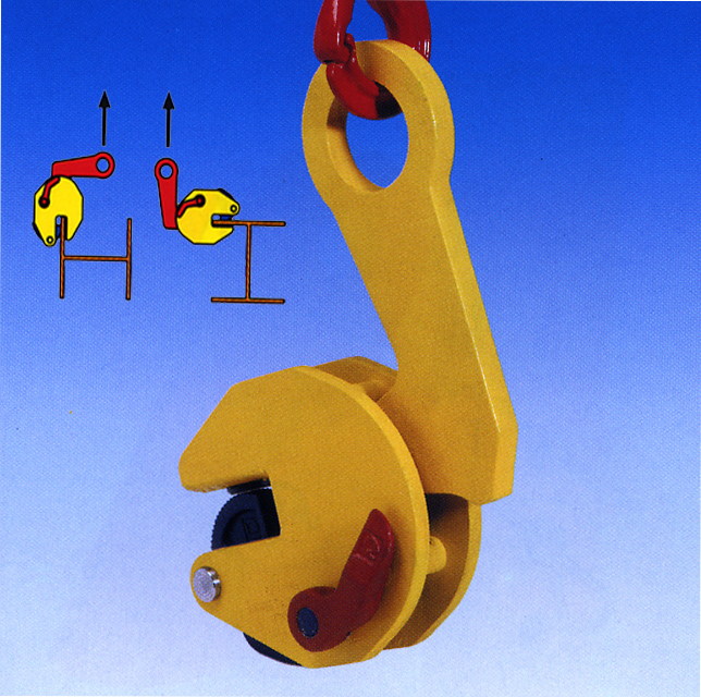 Pince de levage pour profilés en H - transport et levage horizontal jusqu'à 8000 Kg_0