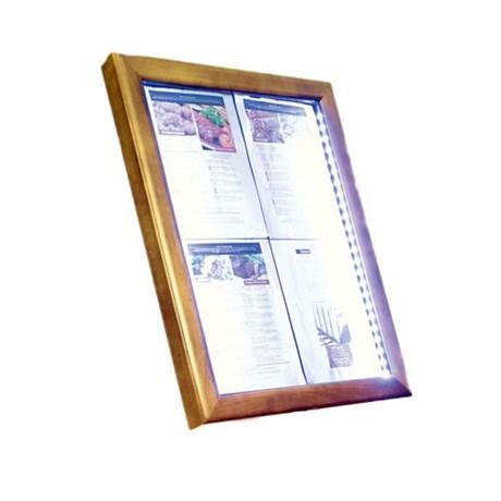 PORTE MENU LED TECK 4 PAGES A4