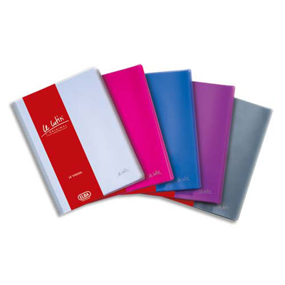 PROTEGE DOCUMENTS LUTIN VISION - COLORIS ASSORTIS - 50 POCHETTES/100 VUES - LOT DE 5