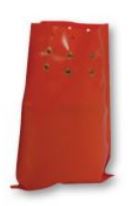 Sac de lestage en PVC - 550 g/m2 - Dim. 410 x 600, 18 kg, couleur orange_0