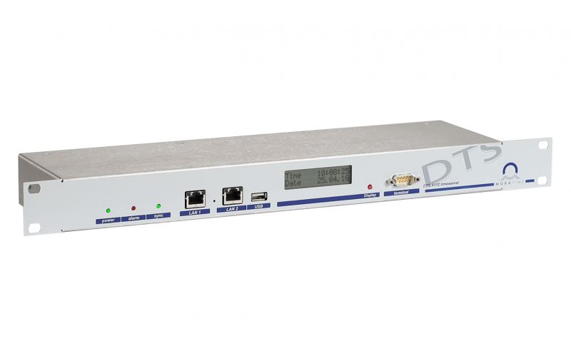 Serveur de temps NTP-DTS 4132 - Mobatime - 2 ports LAN complètement séparés (2x RJ45) - horloge maître multifonction et haute précision_0