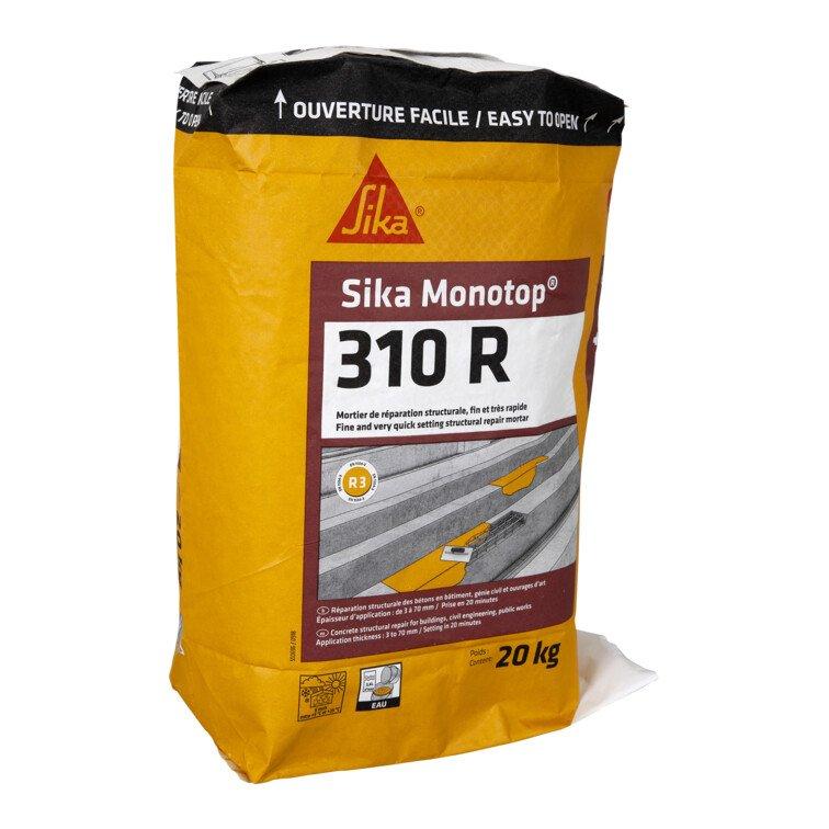 Mortier Sika MonoTop-310 R - Réparation béton - Prise rapide - 20 kg_0