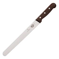 Victorinox Couteau inox à trancher (L)255 mm, manche en bois - inox C630_0