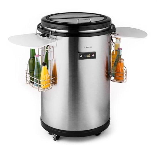 10026371 - Klarstein Mr. Barbot - Réfrigérateur bar transportable 50L avec couvercle teinté et roues_0