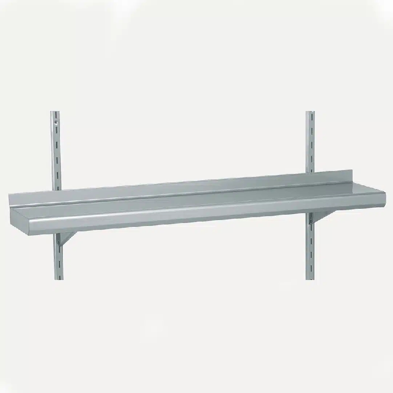 Étagère murale à crémaillère 1 niveau en inox largeur 290 mm (Longueur, mm: 1800 - Réf 509977-44)_0