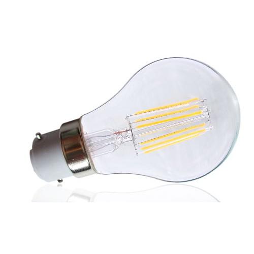 Ampoule led fil cob bulb b22 8w 2700°k claire_0