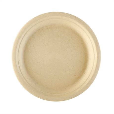 ASSIETTE BIONIC D.30X2.5 CM CELLULOSE NATUREL (VENDU PAR 200)