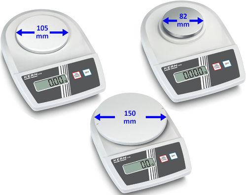 Balance de précision compacte série emb - 100g à 5.2 kg (selon modèle) - précision ju - KEREMB_0