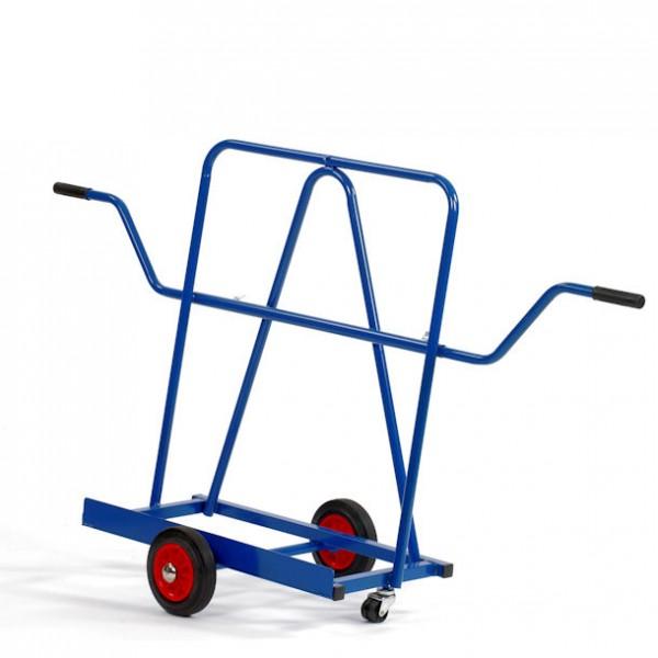 Chariot porte-panneaux Rolléco - 2 roulettes de stabilisation - capacité jusqu'à 400 kg_0