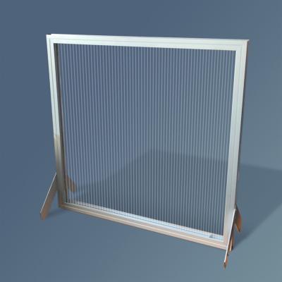 Cloison de séparation contre la COVID 19 - Hauteur 1,8 mètre - Polycarbonate alvéolaire 4 mm_0