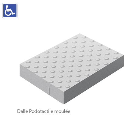 Dalle podotactile sur-mesure - anti-glissance et personnalisable pour zones de vigilance_0