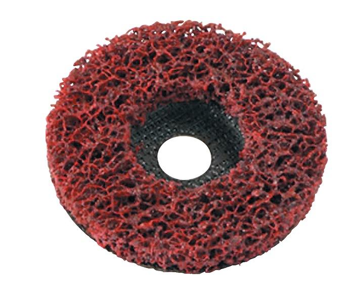 Disque de nettoyage grossier PROMAT - Heavy Duty D.115x22 mm - Perçage 22,23 mm - Non-tissé agressif_0