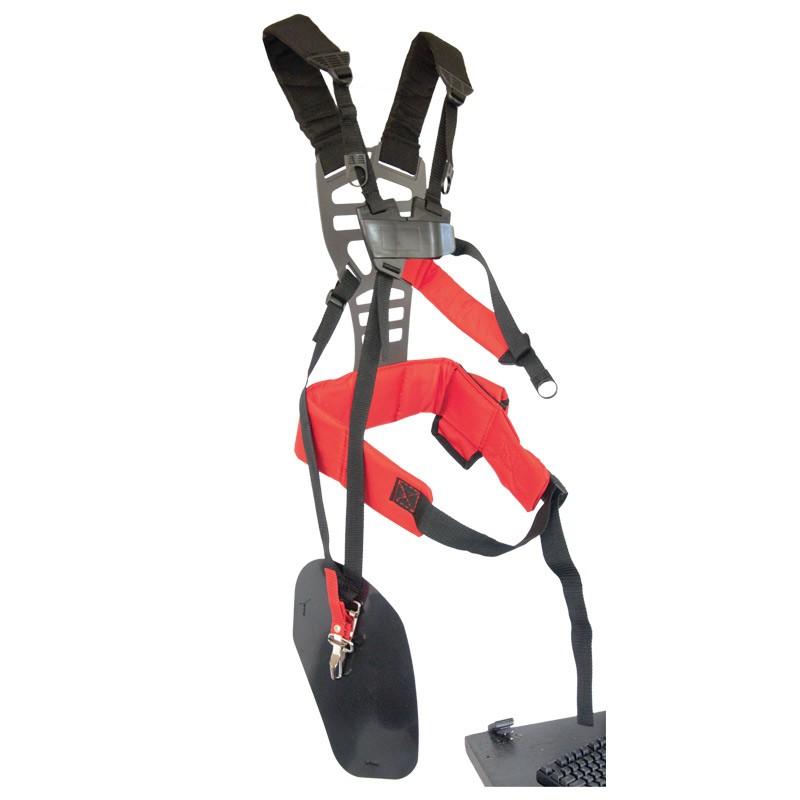 Harnais de débroussaillage professionnel - rembourré avec poche porte-outils et protection de cuisse_0