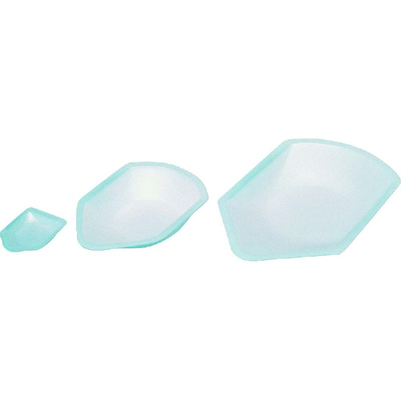 Nacelles de pesée et de distribution - fond plat, bec verseur, bords arrondis et surface lisse_0