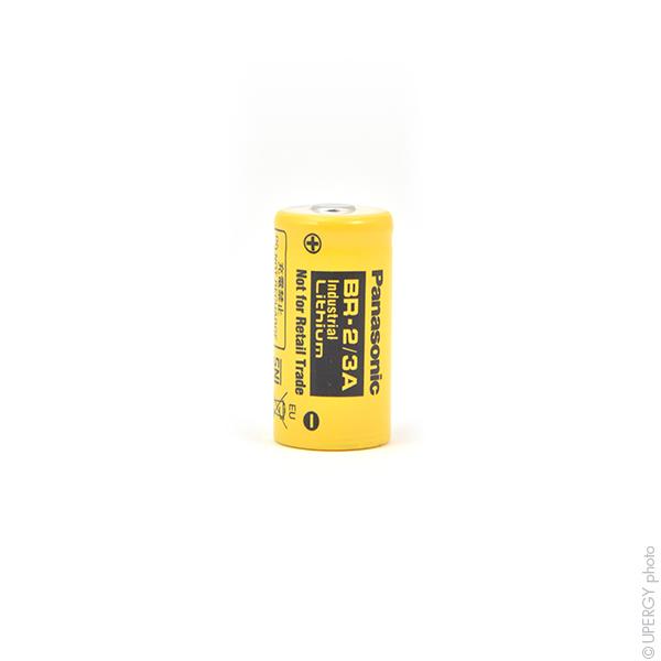 Pile lithium BR2/3A 3V 1.2Ah - Panasonic - haute densité énergétique et longue durée de vie_0