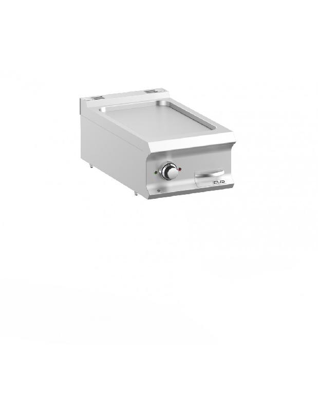 Plancha électrique - Plaque lisse en acier inox AISI 304, 15 mm d'épaisseur - Martin MBM FTBE74TL_0