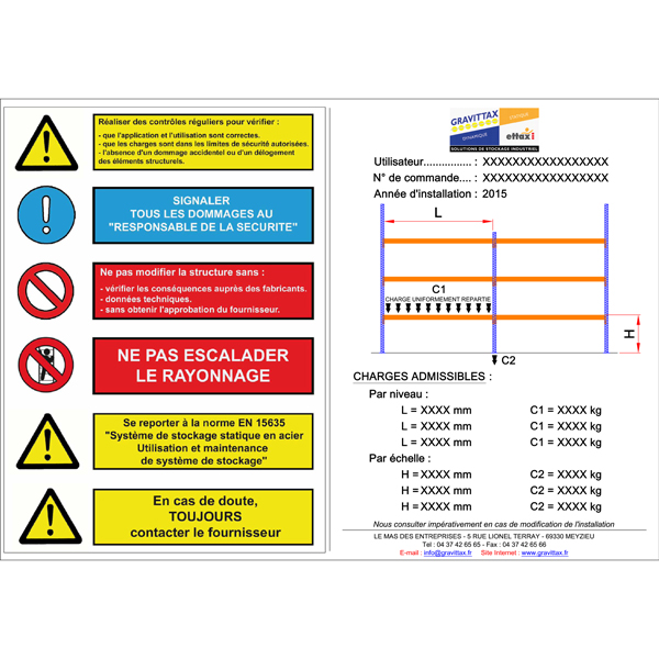 Plaque de charge pour racks à palettes_0