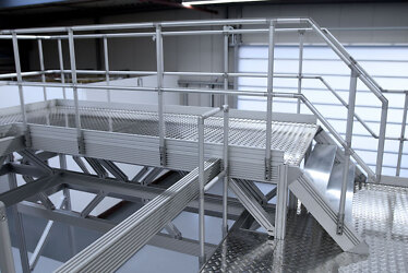 Plateformes individuelles avec système modulaire - Grande stabilité pour un poids réduit_0