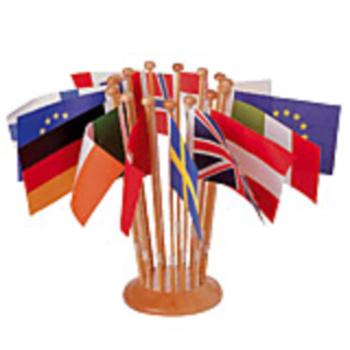 Socle 15 mâts pour drapeaux de table - pavillons vendus séparément_0