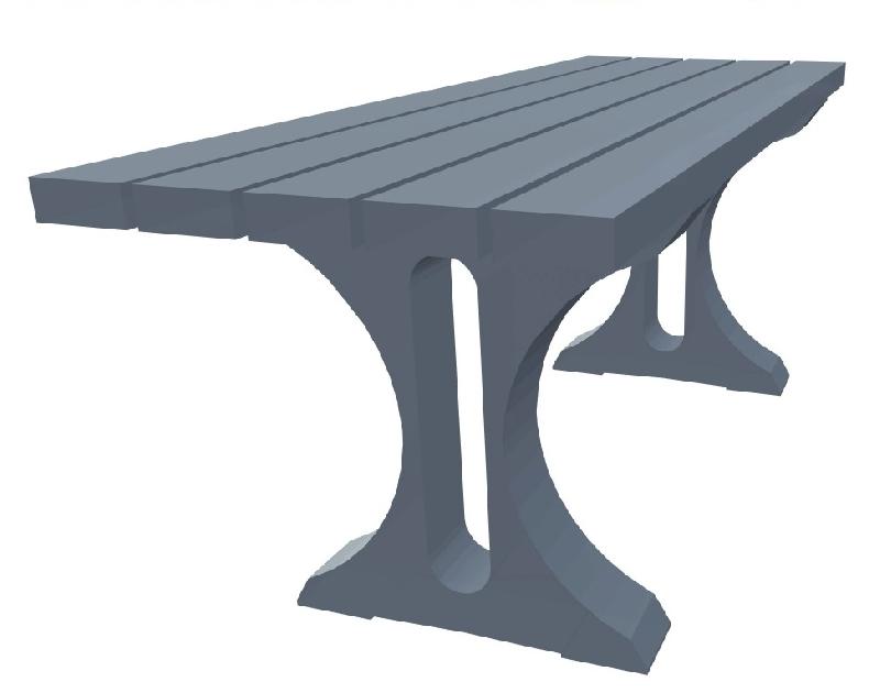 TABLE EN PLASTIQUE RECYCLÉ - OMICRON_0