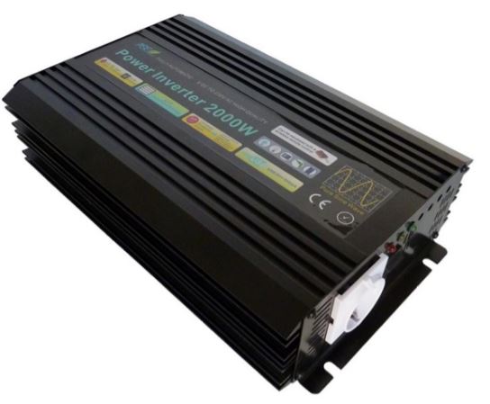 Transformateur / convertisseur de tension pur sinus 2000W 12V-230V_0