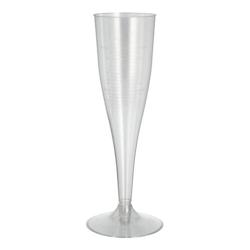 Verres à vin pétillant, PS 0,1 l Ø 5 cm · 17,5 cm transparent (500 unités) PAPSTAR - transparent matière synthétique 95422_0