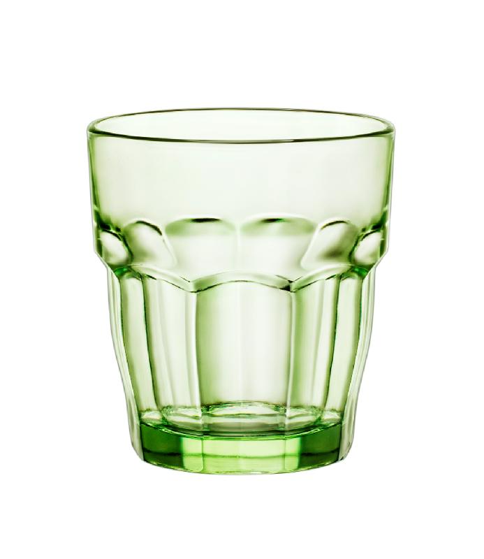 GOBELET FORME BASSE VERT 27 CL ROCK BAR BORMIOLI ROCCO