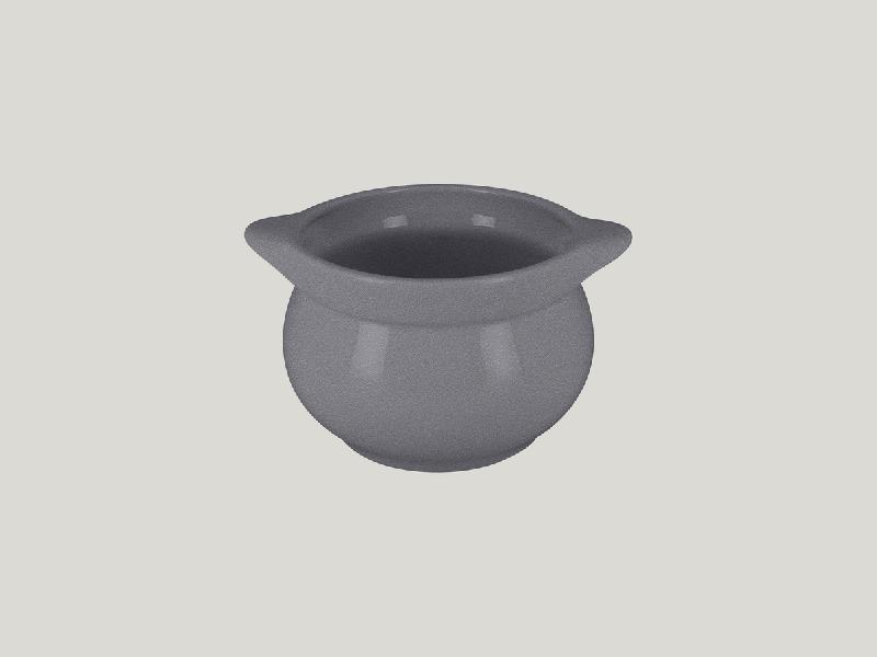 SOUPIÈRE ROND GRIS PORCELAINE Ø 10,6 CM CHEFS FUSION RAK