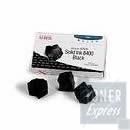 3 BATONNETS D'ENCRE SOLIDE NOIR POUR XEROX PHASER 8400