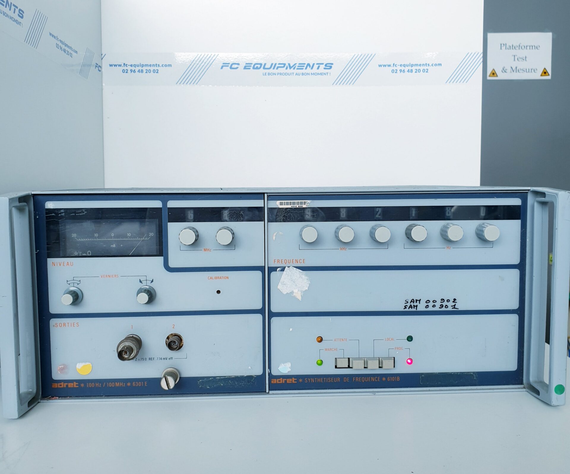 6301E - Module de synthétiseur de fréquence - Adret - 100 Hz à 100 MHz - Générateurs de signaux_0