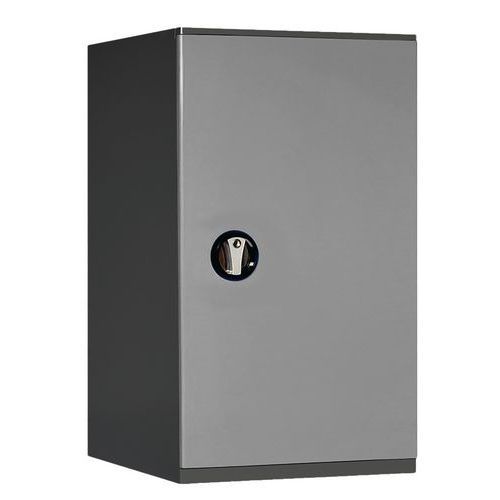 ARMOIRE BASSE VIDE 500 X 500 X HT 1000 ANTHRACITE/ GRIS CLAIR - ANJOU TOLERIE