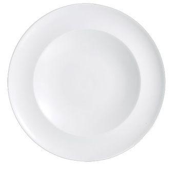ASSIETTE PLATE RONDE BLANCHE 25CM - ARCOROC - VINTAGE