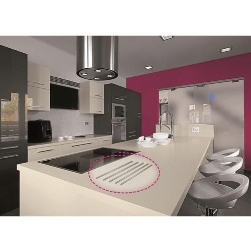 BAGUETTES REPOSE-PLAT - INOX - ADHÉSIVES - POUR PLAN DE TRAVAIL NORDLINGER