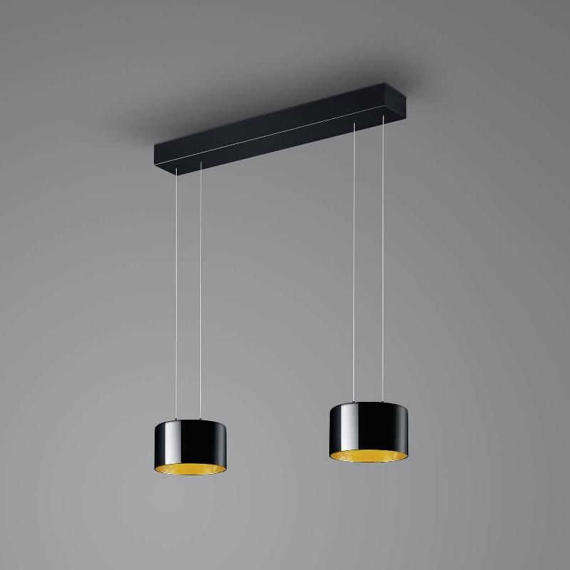 BANKAMP LUCE ELEVATA GRAND SUSPENSION LED, À 2 LAMPES.