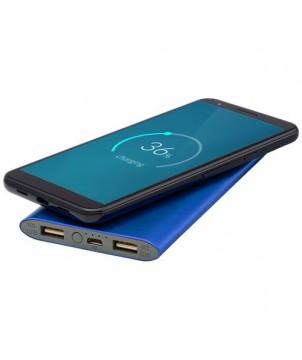 BATTERIE DE SECOURS SANS FIL JUICE DE 8 000 MAH - BLEU ROYAL - CHARGEURS ET BATTERIES PUBLICITAIRES