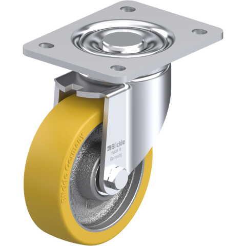 BLICKLE - ROULETTE PIVOTANTE Ø 125MM BANDAGE POLYURÉTHANE PU 550KG - LH-GTH 125K-3