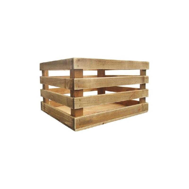 Caisse en bois 4 lattes bois vieilli_0