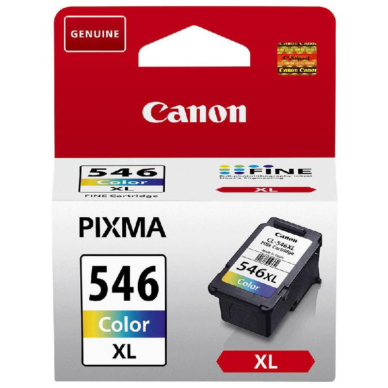 CARTOUCHE CANON CL546XL - COULEUR CYAN MAGENTA JAUNE - RENDEMENT ELEVE