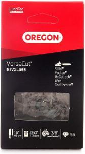 CHAINE DE TRONÇONNEUSE OREGON 3/8' (9.25MM) - 1,3MM - 55 MAILLONS  91VXL055