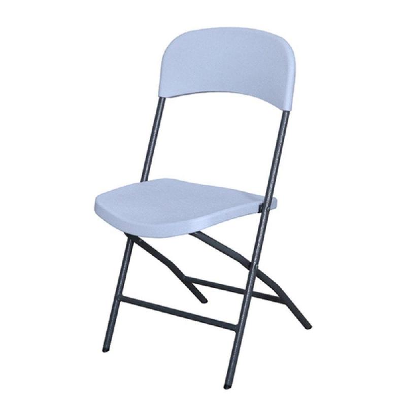 Chaise pliante extérieur blanche_0