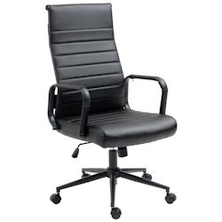 CLP Fauteuil de bureau Kolumbus similicuir Noir / Noir - noir polyester 319172_0