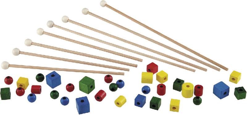 COMPLÉMENT ATELIER RYTHMES ET PERLES POUR 4 ENFANTS - MANUTAN COLLECTIVITÉS