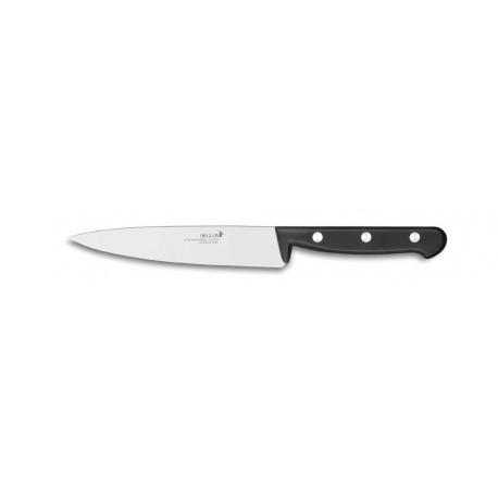 Couteau de cuisine 15 cm - gamme Bonne Cuisine - lame inox Z40 C14 - manche ABS noir - Déglon_0