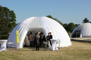 Dôme gonflable 8 mètres - diamètre 8m - hauteur 3,7m - superficie 38m²_0
