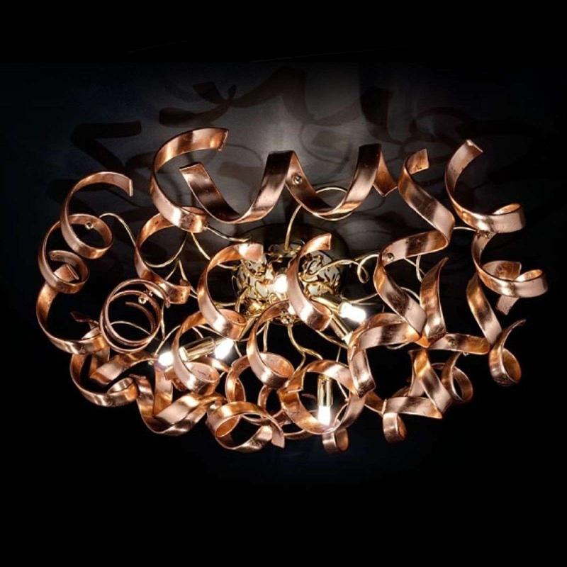 METALLUX PLAFONNIER GRACIEUX COPPER, CUIVRE