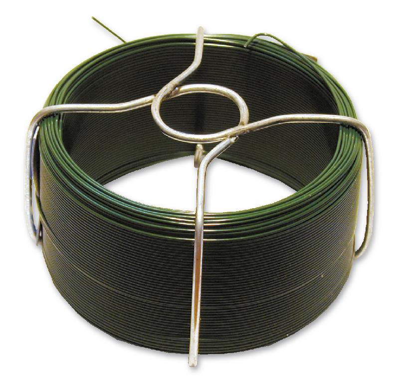 FIL ACIER PLASTIFIER VERT 1MM BOBINE 75MM - CHAPUIS - FGV08