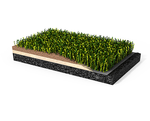 Gazons artificiels - LigaGrass Pro CoolPlus - Polytan PreciTex, Triangulaire et BiColour_0