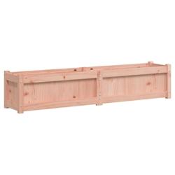 Helloshop26 - Jardinière bac lit surélevé plantes fleurs terrasse jardin 150 x 31 x 31 cm bois massif douglas marron 02_0037429 - 3000213868067_0