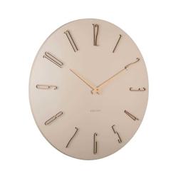 Horloge murale en métal Esmerado 60 cm blanc Karlsson - blanc 8714302770920_0